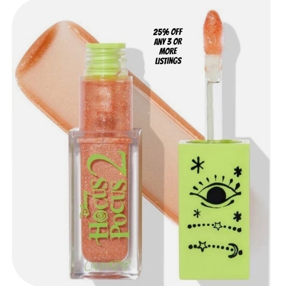 Hocus Pocus 2 Glitter Lip Gloss We're Young Neutral Colourpop Shine Makeup